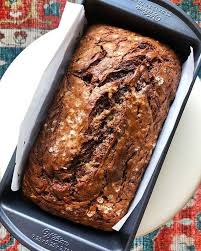 Nyt Cooking On Instagram Here S The Full Exceptionally Good Recipe For Yossyarefi S Nutella Banana Brea In 2020 Nutella Banana Bread Nyt Cooking Nutella Recipes