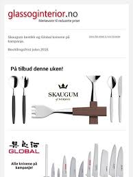 Vi i skaugum bestikk lager hver del for hånd, en krevende prosess som gjør at kunden noen ganger må vente i tålmodighet før bordet kan dekkes. Glasochinterior Se Skaugum Bestikk Og Global Knivene Pa Kampanje Bestillingsfrist Julen 2018 Milled