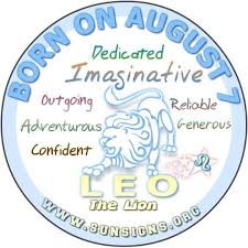August 7 Zodiac Sign Is Leo Birthday Horoscope Of People Born On August 7 Says You Are A Funny And Cre Birthday Horoscope Birthday Personality August Birthday