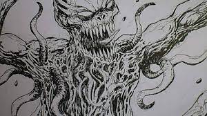 How To Draw A Monster - Youtube