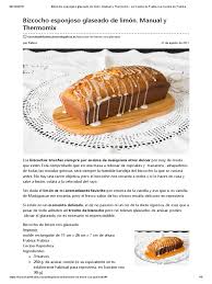 Maybe you would like to learn more about one of these? Bizcocho Esponjoso Glaseado De Limon Manual Y Thermomix La Cocina De Frabisa La Cocina De Frabisa Pdf Huevo Como Alimento Cocinando