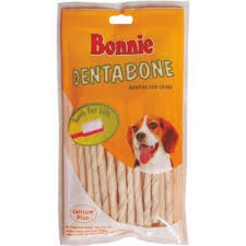 Bonnie White Milk Dentabone Burgu Cubuk 20 Li 5 6gr Bonnie Dentabone Cigneme Cubuklari Dogal Hayvan Derisinden Sterilize Kosullarda Ureti Kopek Cubuk Hayvan