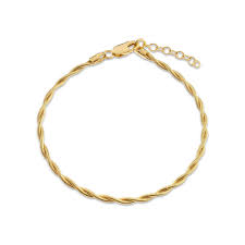 Made of gold vermeil / 18k gold plated sterling silver. 18k Gold Plated Enyo Snake Chain Bracelet