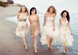 Wow Some Beautiful People And Women Inspiring Us Twenty Somethings Mismatched Bridesmaid Dresses Bridesmaid Dresses Mismatched Bridesmaids