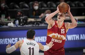 The denver nuggets are an american professional basketball team based in denver. Jokic Scores 38 Nuggets Beat Blazers 128 109 To Even Series