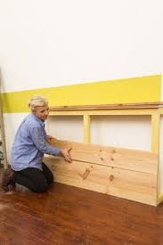 creer une tete de lit avec du lambris diy family wood diy headboard wood