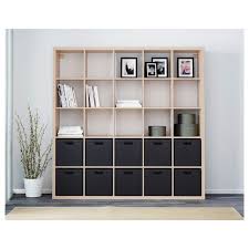 Kallax Regal Eicheneff Wlas 182x182 Cm Ikea Deutschland Kallax Regal Regal Raumteiler