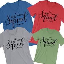 Vacay Squad Shirts Marching Family Vacation Custom Vacation Etsy Vacation Shirts Beach Family Vacation Shirts Travel Shirts