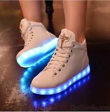 Led Charging Light High Top Shoes Casual Sneakers Shoes Only 55 99 Bygoods Com Casual Shoes Women Light Up Shoes Shoes