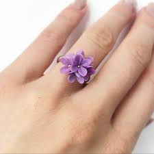 Lilac Ring Lilac Flower Ring For Rustic Wedding Botanical Etsy In 2021 Flower Ring Botanical Ring Botanical Jewelry