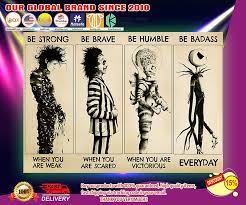 This category is for questions and answers and fun facts related to edward scissorhands., as asked by users of funtrivia.com. Jack Skellington Mars Attacks Edward Scissorhands Beetlejuice Be Strong Be Brave Be Humble Poster