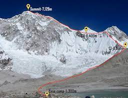 Baruntse peak (7,129m/ 23,390 ft ) at the heart of the khumbu massif. Baruntse Peak Expedition With Mera Peak 2022 23 Departures All Inclusive Expedition