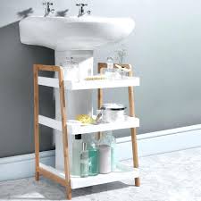 Belovedkai bathroom sink cabinet, bathroom floor storage cabinet with 2 doors pedestal under sink design,space saver organizer freestandin. Pedestal Sink Cabinet Large Size Of Sink Storage Solutions Ideas For Under Sink Storag Bathroom Furniture Storage Bathroom Storage Cabinet Under Bathroom Sinks