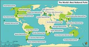The World S Best National Parks Map Most Visited National Parks In The World