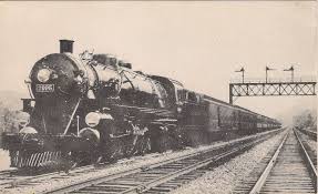 Lehigh Valley Railroad Black Diamond Express Train 1920s Train Depot Old Train Train