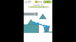 The goal of the game is to fill the glass with water. Happy Glass Level 6 3 Stars Walkthrough Youtube