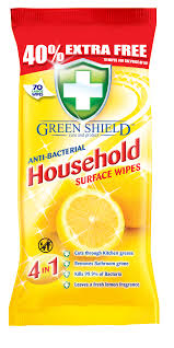 Greenshield Anti Bacterial Household Surface Wipes 70 S Green Shield Antibacterial Wipes Wipes
