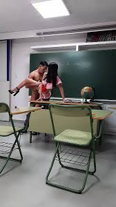 18 Years Old Petite Sexy Schoolgirl Seduces Old Teacher and They Fucks at  School