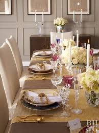 Thanksgiving dinner is the focal point of the fall holiday season. Easy Ideas For New Year S Tables Better Homes Gardens