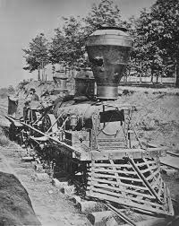 Steam Locomotive Hero Destroyed By Confederates While Evacuating Atlanta Georgia Circa 1860 65 American Civil War Civil War Civil War History