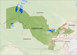 Welcome to google maps uzbekistan locations list, welcome to the place where google maps sightseeing make sense! Uzbekistan Physical Map
