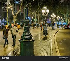 Discover the history and development of the liquor. La Rambla Street Night Image Photo Free Trial Bigstock