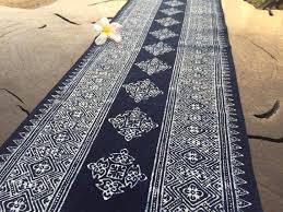 60 Table Runner In Hmong Indigo Batik Cotton Batik Indigo Dyed Navy Table Cloth Tribal Hand Made Hand Dyed Blo Indigo Batik Navy Table Hand Dyeing