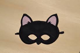 Child Cat Mask By Mahalo On Etsy Cat Mask Felt Mask Easy Sewing Projects