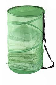 Wire basket zum kleinen preis hier bestellen. Maypes Collapsible Wire Mesh Laundry Hamper Portable Durable Pop Up Laundry Basket Storage Bag Straps Zippered Top Cover Tall Multi Purpose Organizer For Closet Toy Garage Sporting Goods Wantitall