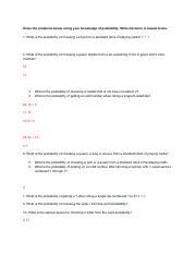 More broadly, the goal of the text is to help the reader master the mathematical foundations of probability theory and the techniques most commonly used in proving theorems in this area. Sheeta Answers Probability Theory Worksheet 1 Key Solve The Problems Below Using Your Knowledge Of Probability Write Fractions In Lowest Terms 4 52 1 Course Hero