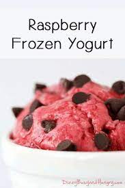 Raspberry Frozen Yogurt Recipe Homemade Frozen Yogurt Recipes Yogurt Recipes Homemade Frozen Yogurt