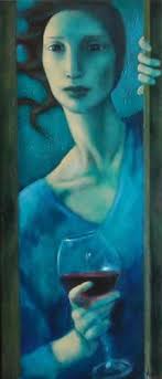 I was born in madrid in 1963, of a greek mother, spanish father, grandmother austrian. Nicoletta Tomas 1963 Figurative Painter Wine Art Art Painting Figure Painting