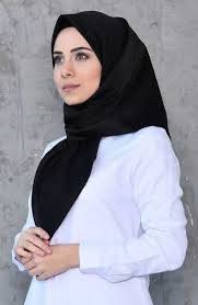 Sefamerve Duz Renkli Siyah Esarp Modelleri Moda Tesettur Giyim Siyah Esarp Moda Siyah