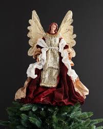 Holiday Grace Angel Tree Topper Balsam Hill Christmas Tree Angel Angel Tree Topper Crochet Christmas Trees