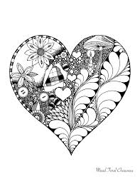 Toutes nos cartes de st valentin poème saint valentin : Pin On Saint Valentin A Colorier Adult Valentine Coloring Page
