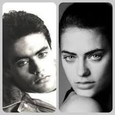 Anthony Delon and his daughter Alyson Le Borges