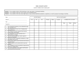 If you need a fire extinguisher inspection or fire. Fire And Life Safety Safety Inspection Checklist Sipe