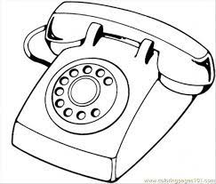 There's no better cure for cabin fever than printing and coloring our free coloring pages for kids. Telephone Coloring Page For Kids Free Telecom Printable Coloring Pages Online For Kids Coloringpages101 Com Coloring Pages For Kids