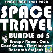 Saturday, august 7 from 5pm to 6pm pdt Space Race Usa Vs Russia Bundle Timeline Quiz Escape Room Dinner Party