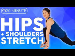 Bedtime Yoga Stretch 20 Minute Hips Shoulders Sarah Beth Yoga Youtube Bedtime Yoga Yoga Stretches Beginner Yoga Workout