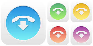 Call is terminated as handset is placed. Phone Hang Up Icon Glow Button Style Iconfu