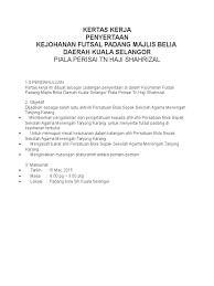 Persatuan mahasiswa fakulti teknologi dan sains maklumat (pertama), universiti kebangsaan malaysia, 43600 ukm bangi, selangor darul ehsan tel : Kertas Kerja Futsal Padang