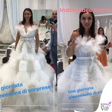 Elettra lamborghini ospite a verissimo per commentare le foto delle sue nozze: Elettra Lamborghini Prova Il Vestito Da Sposa Con Miccio Lookdavip It