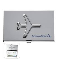 American airlines issues two credit cards through visa and mastercard. Metal Airplane Business Card Case From American Airlines