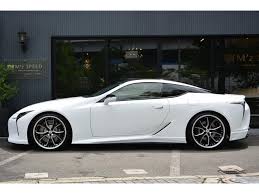 Lexus Lc Lc500 New Car Pearl White Km Details Japanese Used Cars Goo Net Exchange