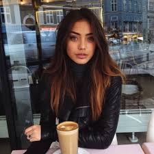 Auburn Ombre Balayage Olive Skin Dark Hair Brunette Balayage Straight Hair Hair Styles Hair Color