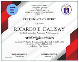 Click any certificate design to see a larger version and download it. Deped K 12
