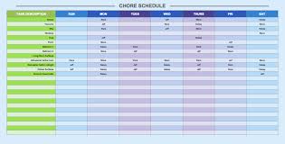 Chore Schedule Template Weekly Planner Template Weekly Calendar Template Weekly Schedule Template Excel