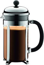 Amazon Com Bodum Chambord French Press Coffee Maker 1 Liter 34 Ounce Chrome Kitchen Dining In 2020 Best French Press Coffee French Press Coffee French Press