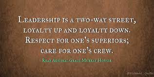 The best of grace murray hopper quotes, as voted by quotefancy readers. Vincent Maduakor On Twitter Leadership Is A Two Way Street Loyalty Up And Loyalty Down Respect For One S Superiors Care For One S Crew Rear Admiral Grace Murray Hopper Thinkbigsundaywithmarsha Leadership Quote Success